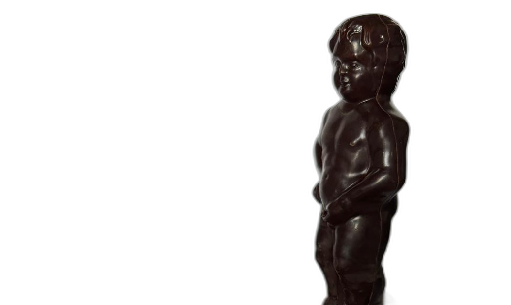 Manneken Pis chocolate sculpture